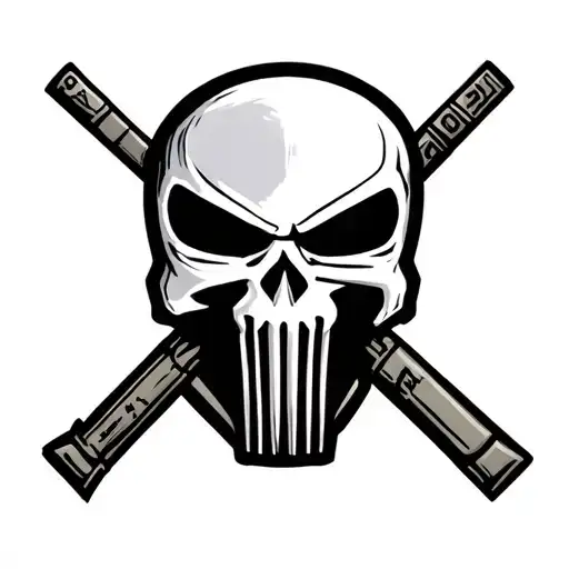 kc chiefs,  army, punisher tattoo design idea