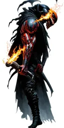 spawn fighting with GhostRider  tattoo design idea