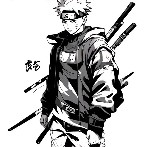 Boruto tattoo design idea