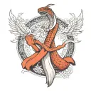 king cobra forearm sleeve tattoo design idea