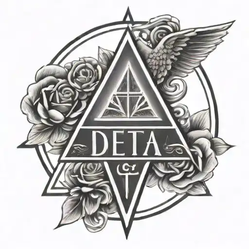 delta beta gamma tattoo design idea