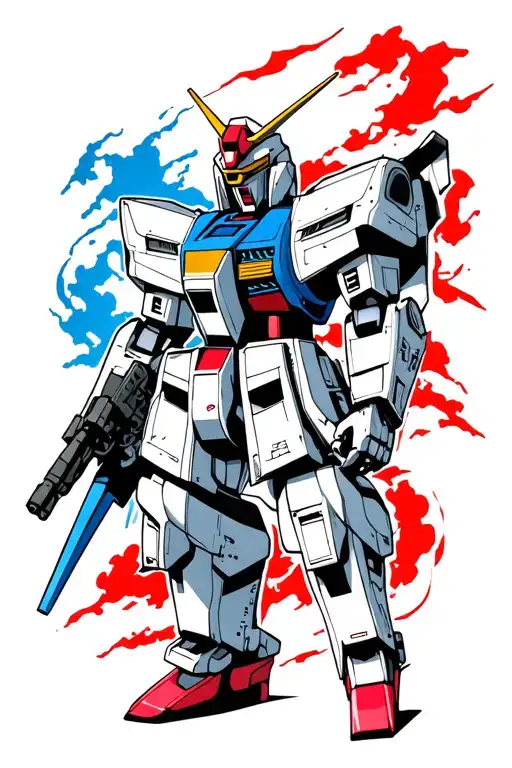 Strikefreedom Gundam tattoo design idea