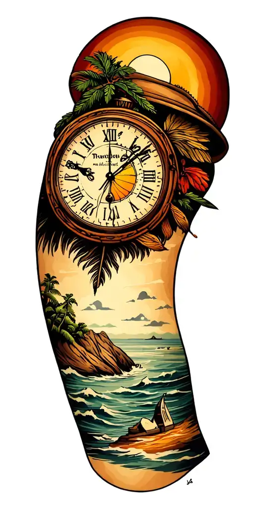 travel themed tattoo tattoo design idea