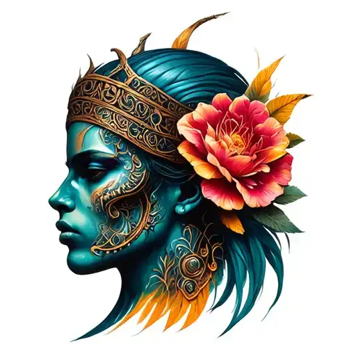 Enki tattoo design idea