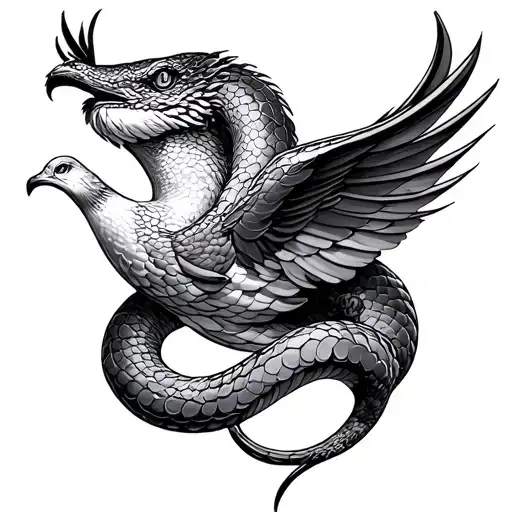 be as wise as a serpent, and as innocent as a dove tattoo design idea