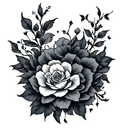 meander tattoo design idea