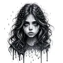 tears in rain tattoo design idea