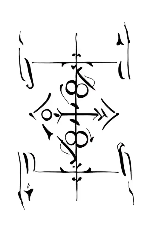 sanskrit language tattoo design idea