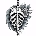 chiropractic tattoo design idea