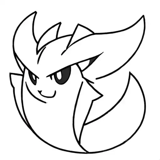 Pokemon Absol tattoo design idea