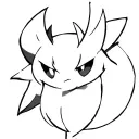 Pokemon Absol tattoo design idea