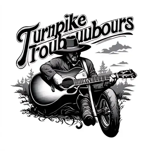 Turnpike Troubadours tattoo design idea