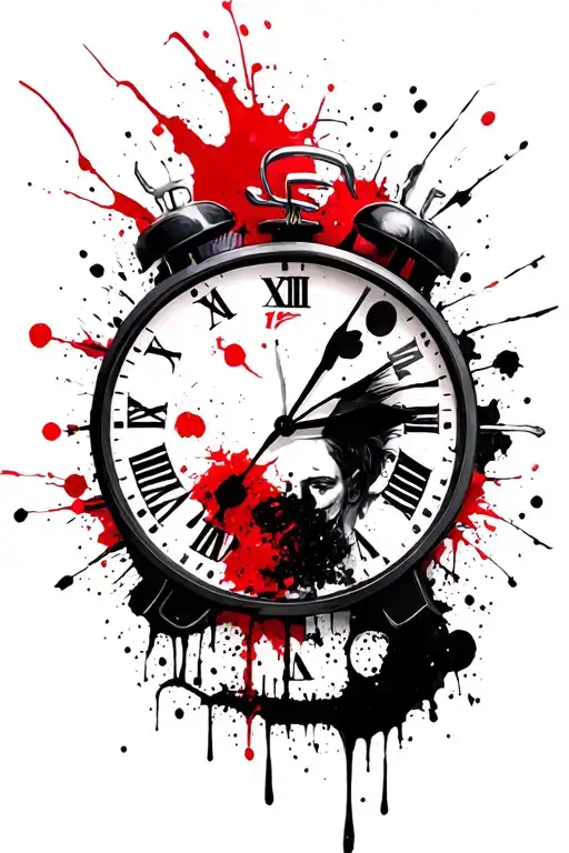 time is luxury  tattoo design idea