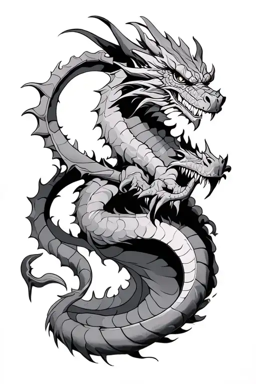 Dragon Slayer tattoo design idea