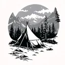 camping Ode Vras tattoo design idea