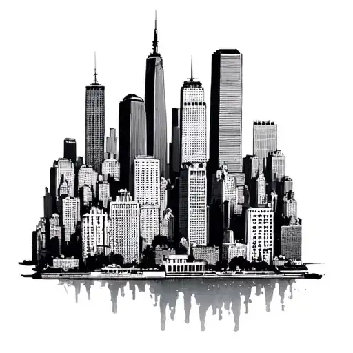 Nyc Skyline tattoo design idea