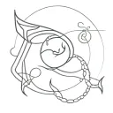 zodiac sign combining scorpio Aquarius capricorn tattoo design idea