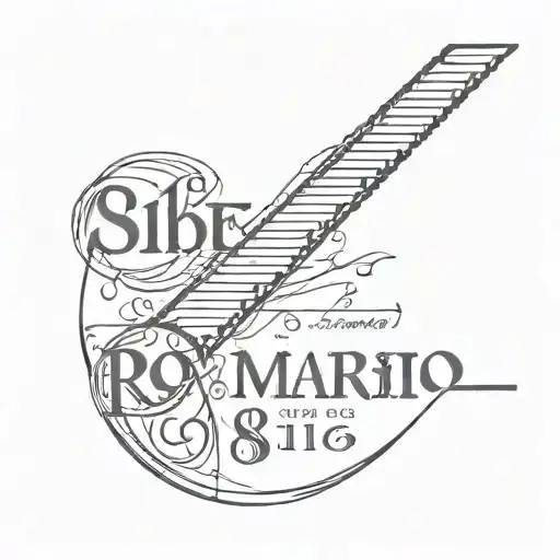 bible verse roman's 8:18 tattoo design idea