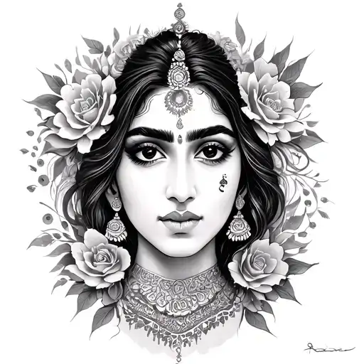 Tanvi aarti tattoo design idea