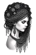 Mala Beads tattoo design idea