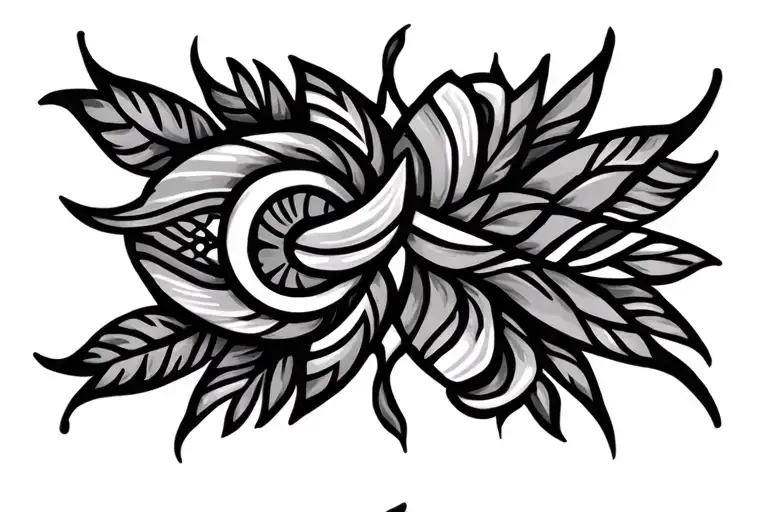 fijian traditional pattern for a wedding ring finger tattoo design idea