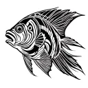 barramundi tattoo design idea