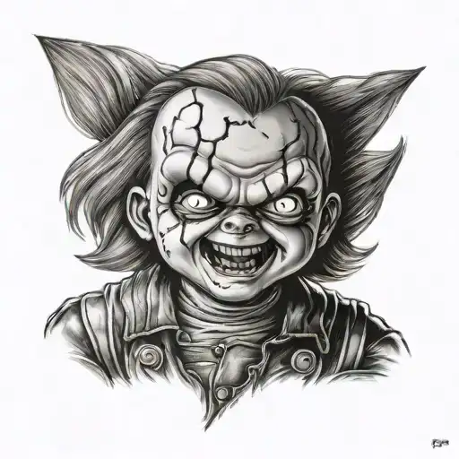 Chucky tattoo design idea