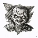 Chucky tattoo design idea