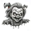 Chucky tattoo design idea