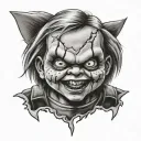 Chucky tattoo design idea