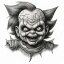Chucky tattoo design idea
