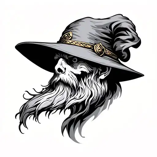 Hermit tattoo design idea