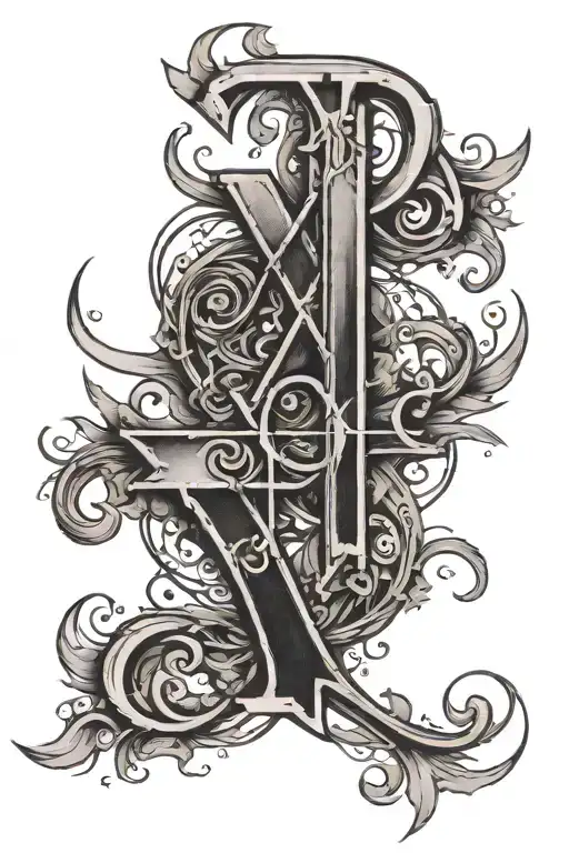 1969 In Roman Numerals "XXI XI" tattoo design idea