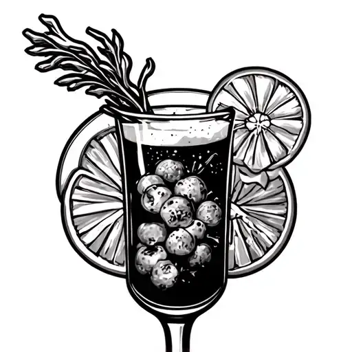 cocktail molotov russian tattoo design idea