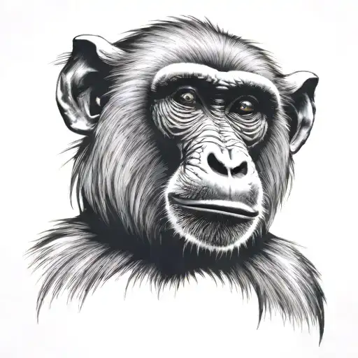 a baboon tattoo artist tattoo design idea