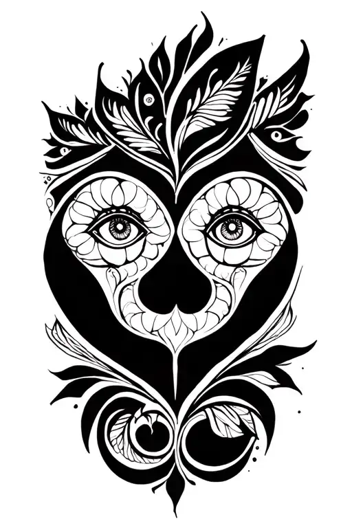 arabe ornement tattoo design idea