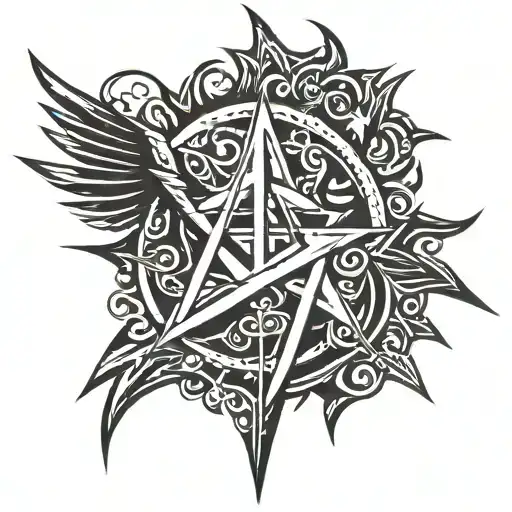 Metallica logo tattoo design idea