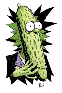 pickle Rick tattoo design idea