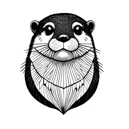 otter tattoo tattoo design idea