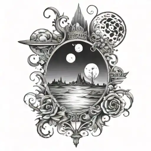 alone in this world tattoo design idea