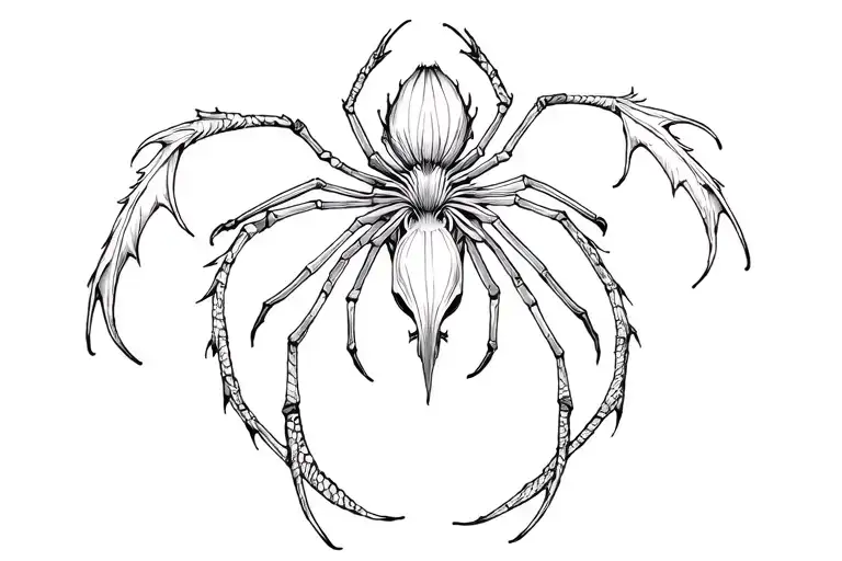 dragon intertwined spiderlily tattoo design idea