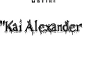 "Kai Alexander" tattoo design idea