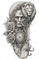 Medium sized inner forearm tattoo design idea