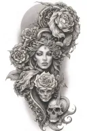 Medium sized inner forearm tattoo design idea