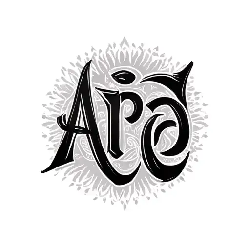 Tamil Words Ara tattoo design idea