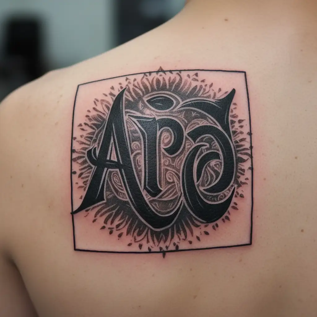 Tamil Words Ara tattoo design idea