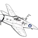 spitfire fighter plane tattoo design idea