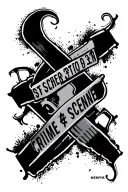 crime scene memphis land marks tattoo design idea