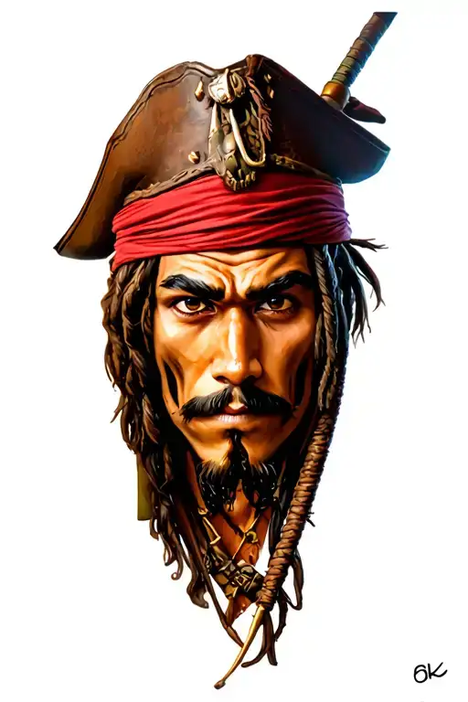 Cartoon characters, Ninja turtles, Jack Sparrow, Jack Skellinton, tattoo design idea