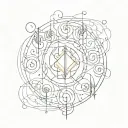 ancient runes going vertically down glowing faintly with dark energy. forgotten languages. ethereal smoke or dark cracks tattoo design idea